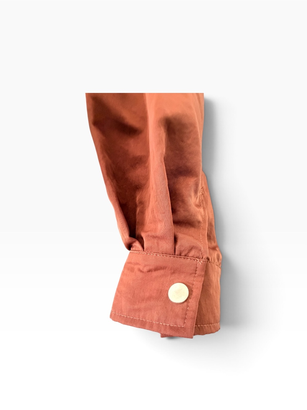Pilcro Cohen Nylon Funnel Neck Bomber Jacket in Cocoa Size S - Picture 7 of 9